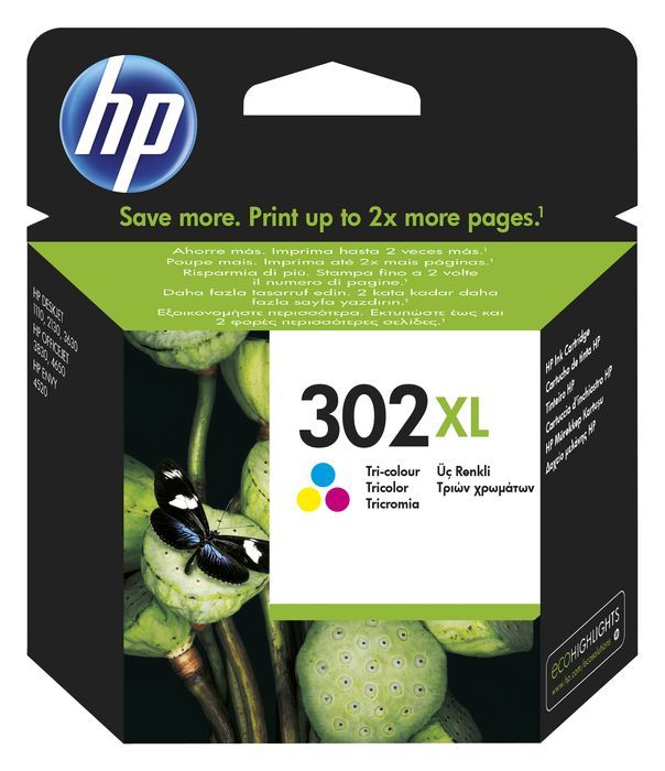 tusz hp f6u67ae trójkolorowy wydajność 330 stron pojemność 8 ml