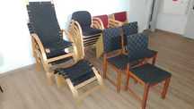 Krzesło fotel Magnus Olesen 5331 Dania vintage bauhaus lata 70