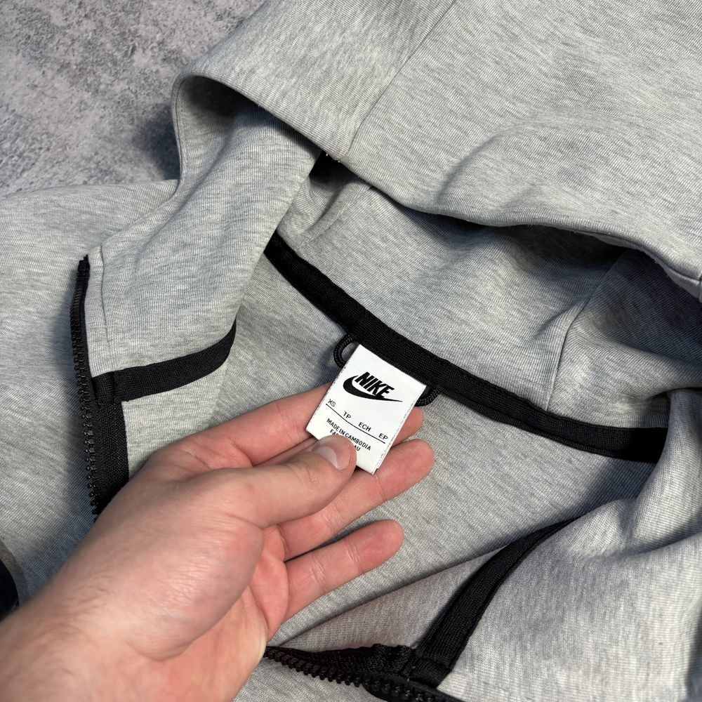 Оригінальна чоловіча кофта зіп худі Nike Tech Fleece розмір S