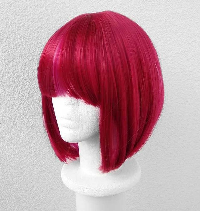 Czerwona różowa krótka peruka cosplay wig Kana Arima Oshi no Ko