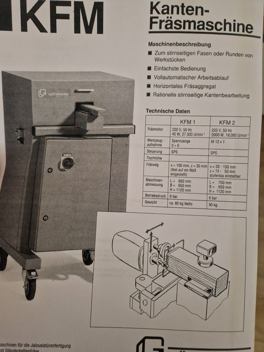 Zaoblarka frezarka do kantów listwy drewniane meble