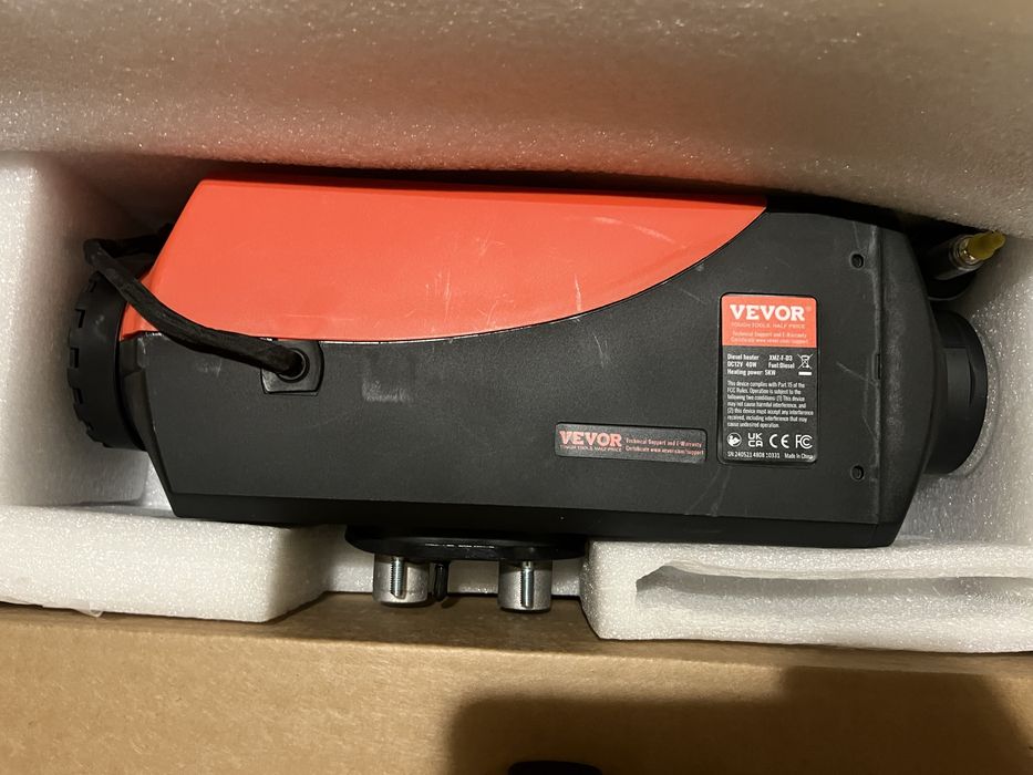 Автономний опалювач Vevor 5 кВт вебасто сухий фен фєн автономка