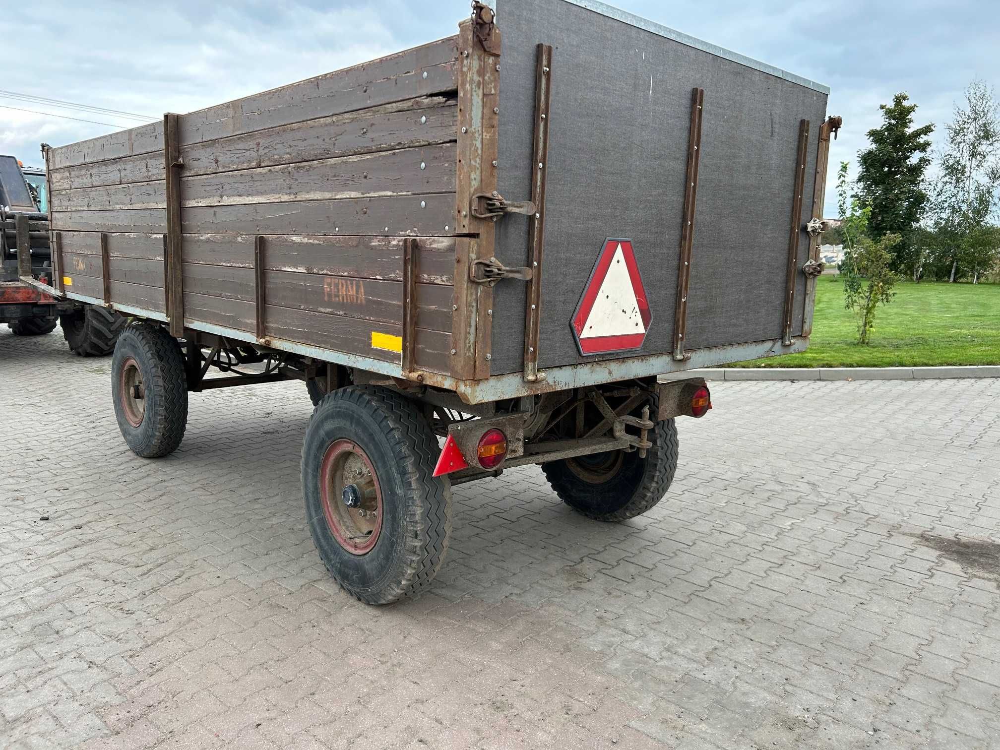 przyczepa rolnicza wywrotka Ferma 4.5t zarejestrowana 3,5 4 5 sprawna