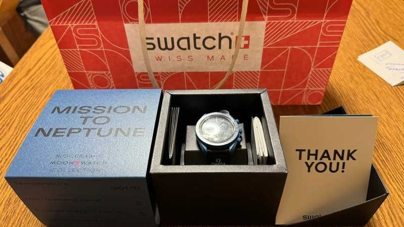 Omega x Swatch Neptune SO33N100 Dostawa w 48h Polska