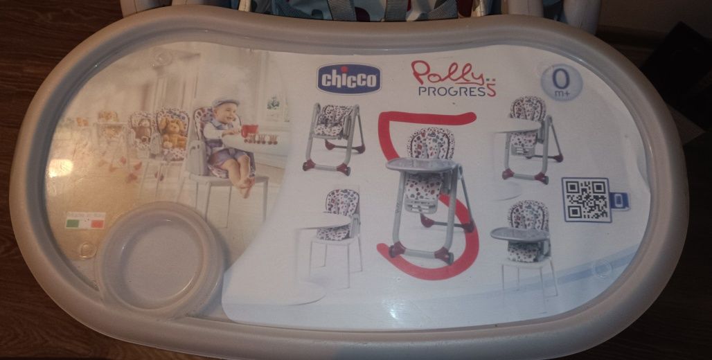 Chicco Polly Progress 5 krzesełko, fotelik do karmienia, jedzenia.