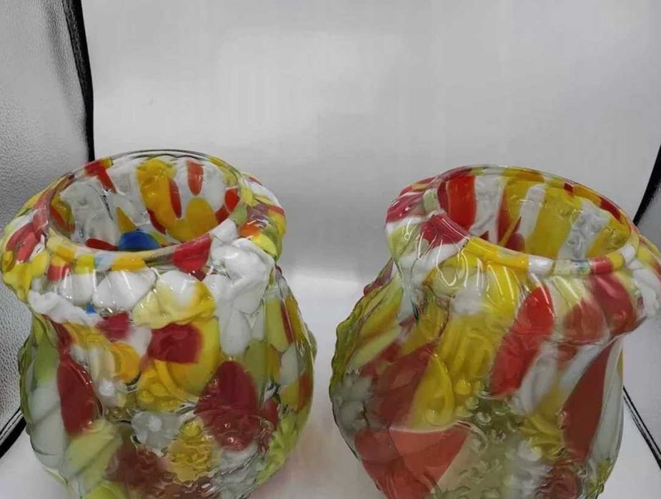 Klosz klosze z huty Zawiercie na lampa,naftowa żyrandol śr.11,8 cm.