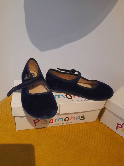 Sapatos sandalias Pisamonas Veludo Criança