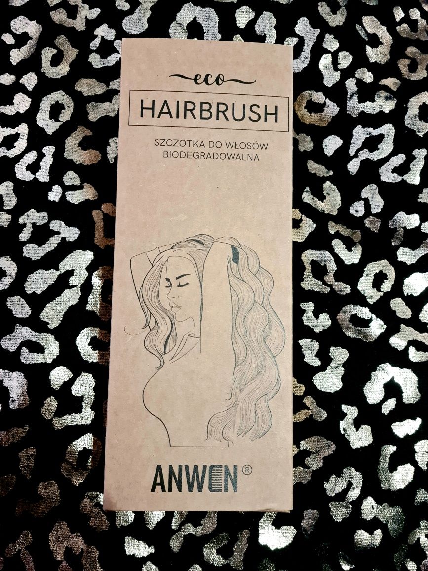 Nowa szczotka ANWEN - unikat - fioletowa dla włosomaniaczki