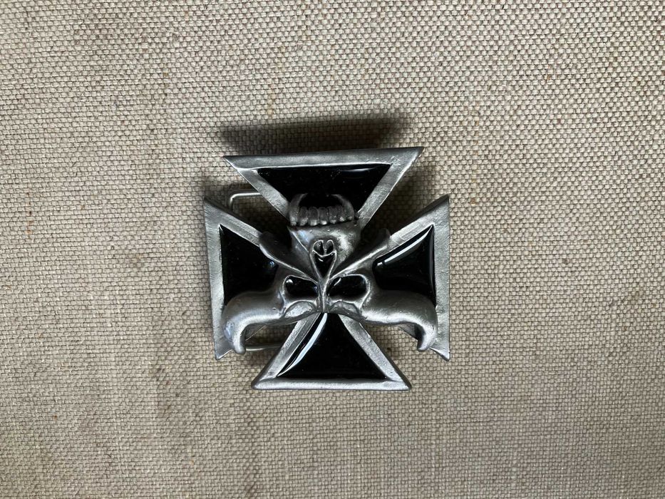 Nowa klamra do paska " Demon Skull Cross "
