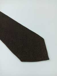Church's brązowy wełniany bawełniany kaszmirowy krawat ulu37