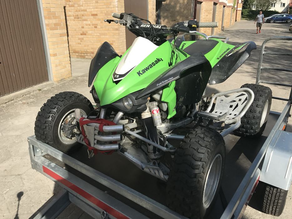 Quad sportowy kawasaki Kfx450R zarejestrowany + przyczepa