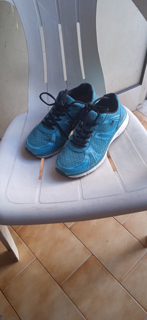 Desporto senhora azul