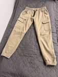 Spodnie joggery cargo CrossJeans, beżowe, rozmiar 30/S