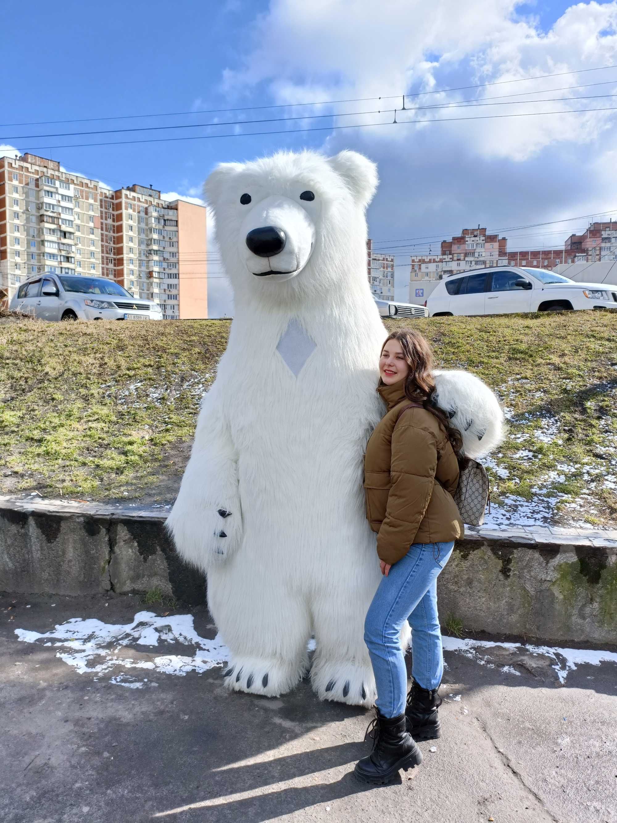 Аниматор / Белый Медведь Киев / Поздравление от Мишки, Панди