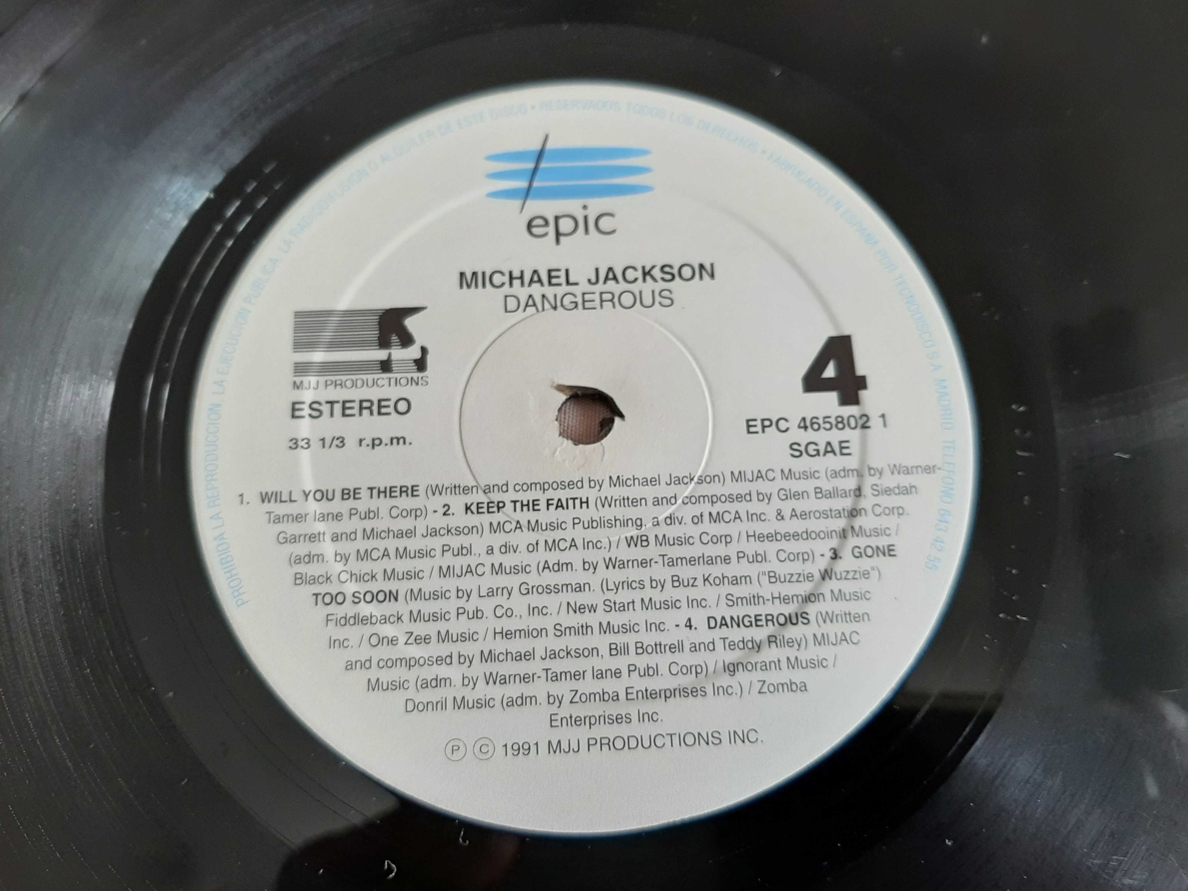 Michael Jackson - Dangerous - Espanha - 2 x Vinil LP