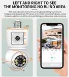 Kam. WiFi 4K 8MP 2xObiektyw w żarówce Nightvision