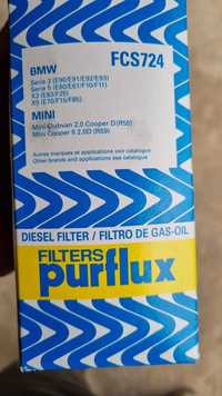 Filtro gasóleo diesel BMW E90 E92 F25 E82 E83 F10 F11  520d 120d 320d