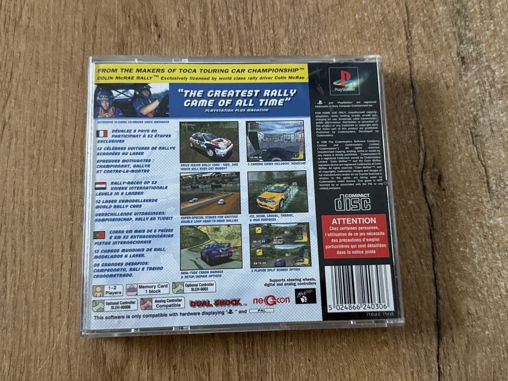 Colin McRae Rally PS1 PSX Playstation