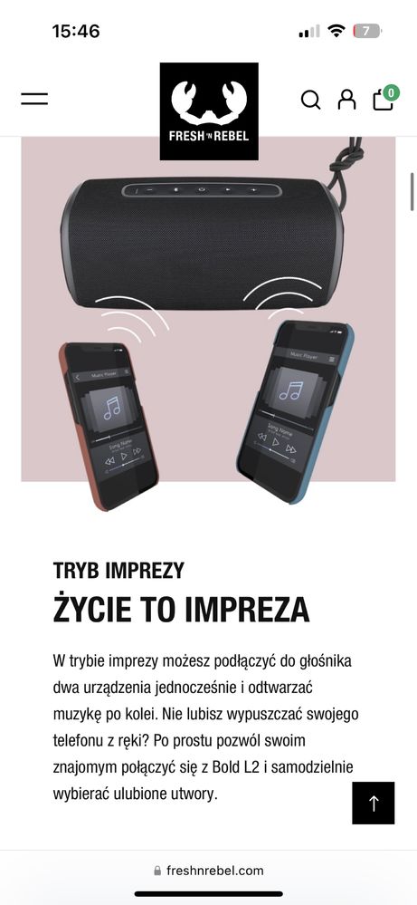 Głośnik bluetooth Fresh n Rebel BOLD L2 od Halogsm