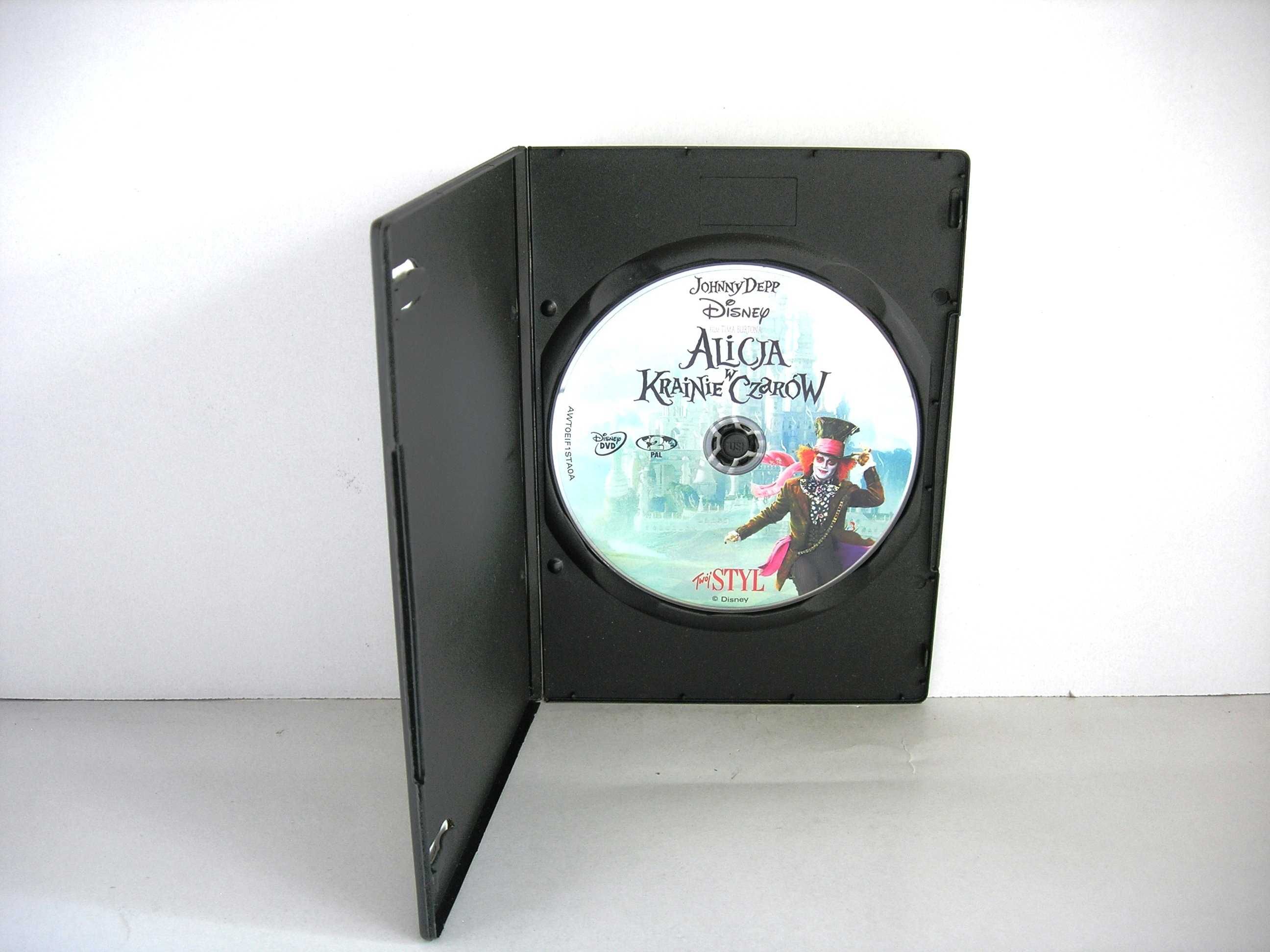 "Alicja w krainie czarów" DVD Tim Burton Disney 2010
