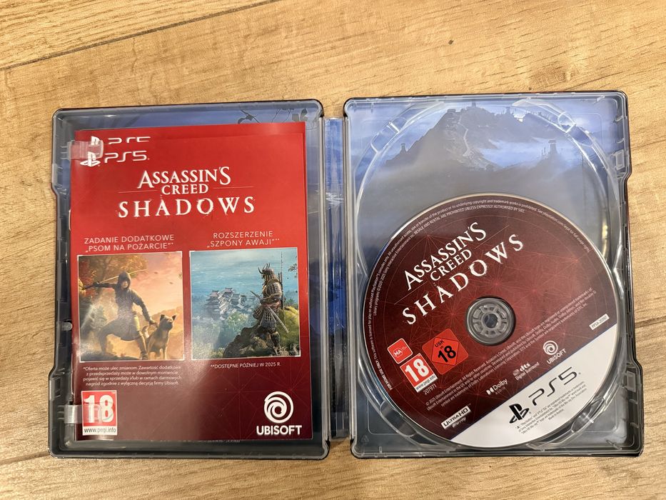 Asassins’s Creed Shadows PS5 steelbook