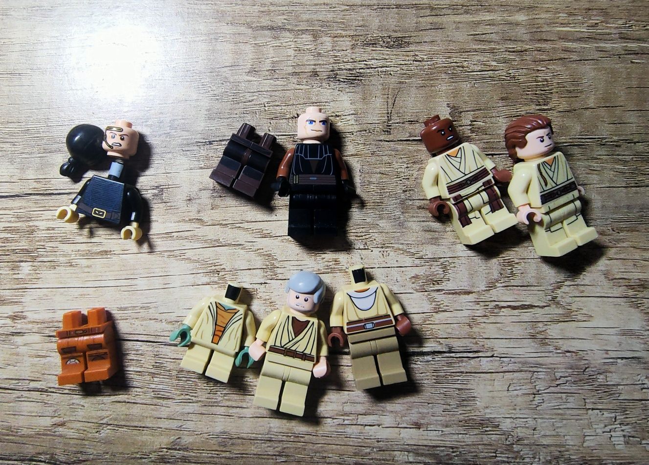 LEGO star wars Jedi figurki i elementy