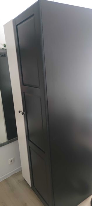 Szafa pax Ikea biało czarna