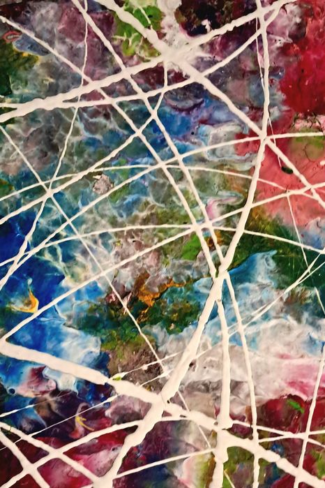 Atenção compre 3 pague 1 uma das pinturas abstractas expressionistas