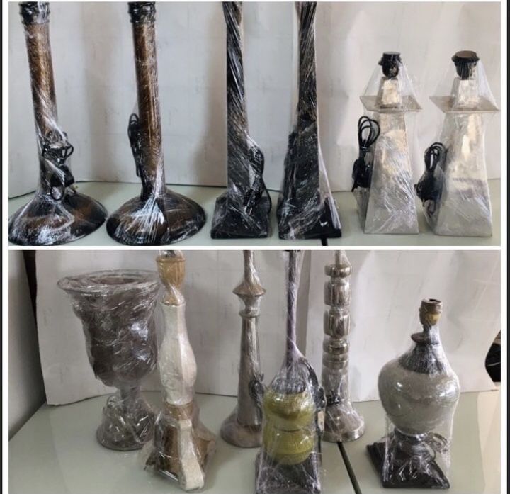 Stock lote +/- 80 candeeiros | +/- 30 apliques | -/+ 130 abajures