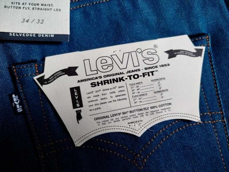 Levi's 501 model 1980s Selvedge Made&Crafted 34/32