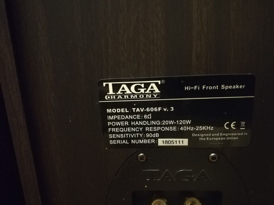 Głośniki, Kolumny podłogowe stereo TAGA Harmony TAV-606F