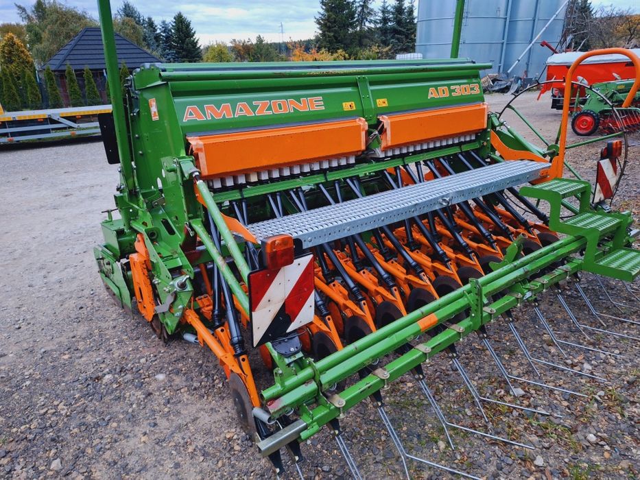 Agregat uprawowo-siewny 3m talerzowy Amazone KG303 AD 303 stan bdb