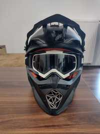 Kask LS2 + gogle, rozmiar M,