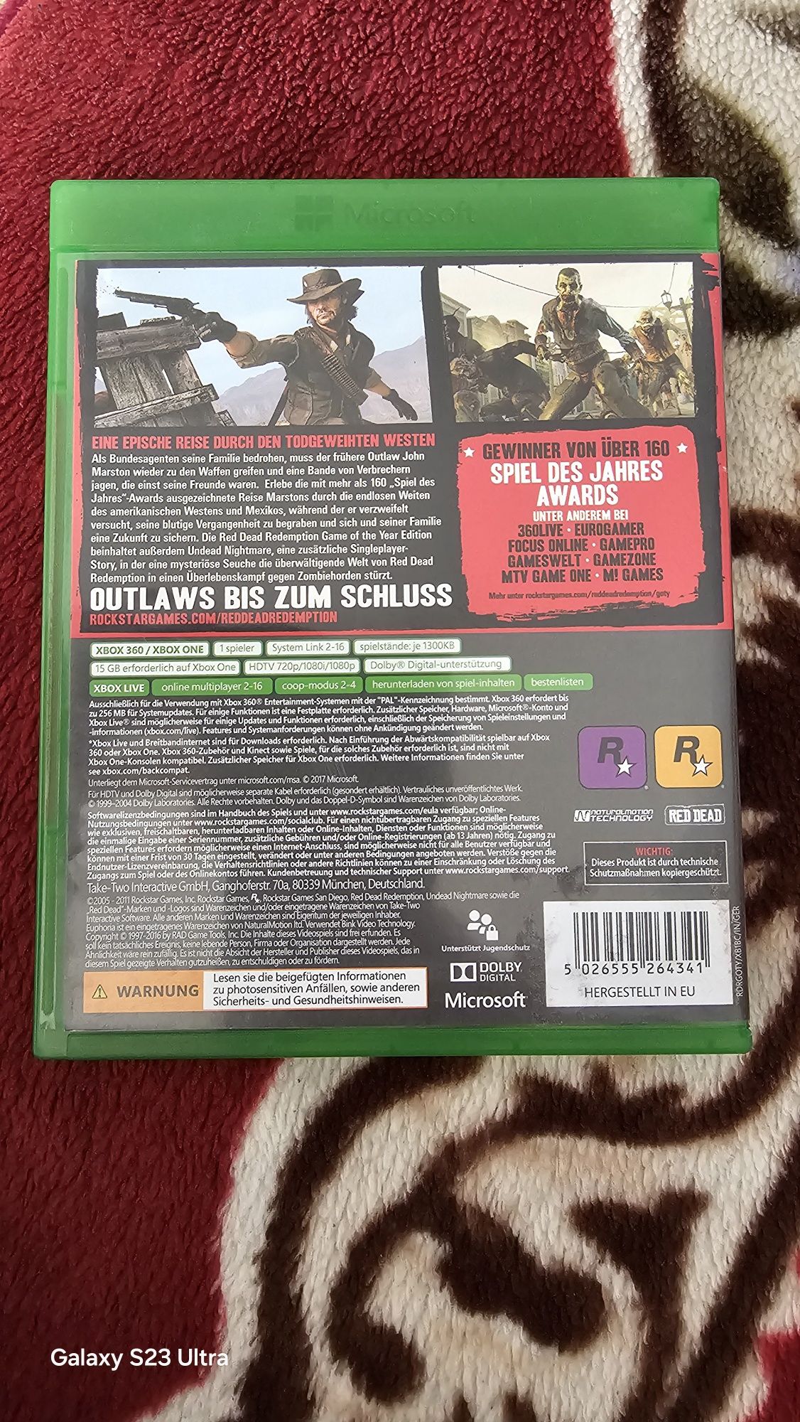 Red dead redemption game of the year edition xbox one  360 series