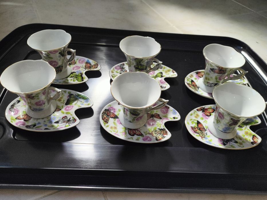 Conjunto Chávenas café