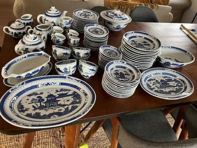 Serviço de cantão chinês, em porcelana -  vendo peças em separado