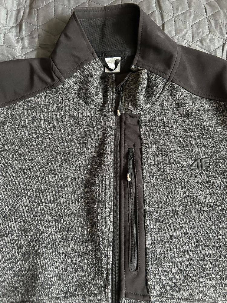 Kurtka męska 4F softshell/wełna