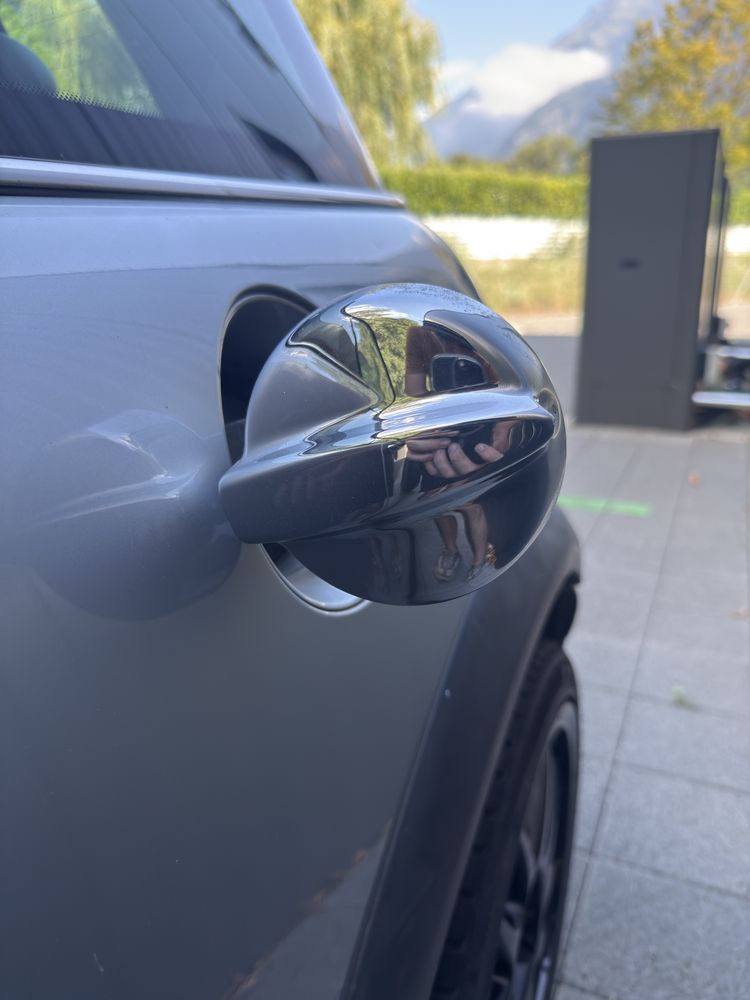 Mini Cooper S R53 – Tampa de combustível cromada (interna + externa)