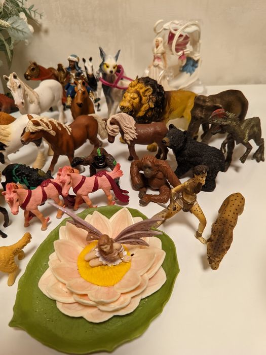 Фірурки Schleich PAPO AAA динозаври коні феї тваринки