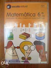 Matemática 6ºano - cd-rom  explicações de toda a matéria