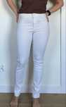 Białe spodnie H&M 34 36 rurki skinny obcisłe