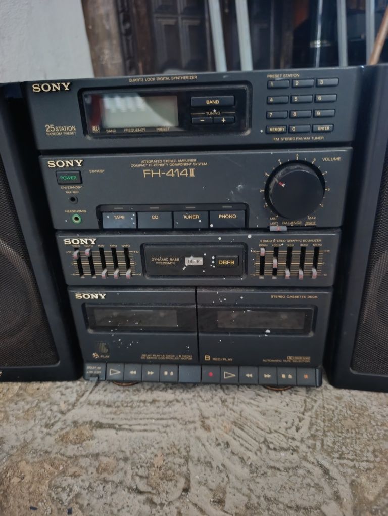 Aparelhagem da Sony vintage
