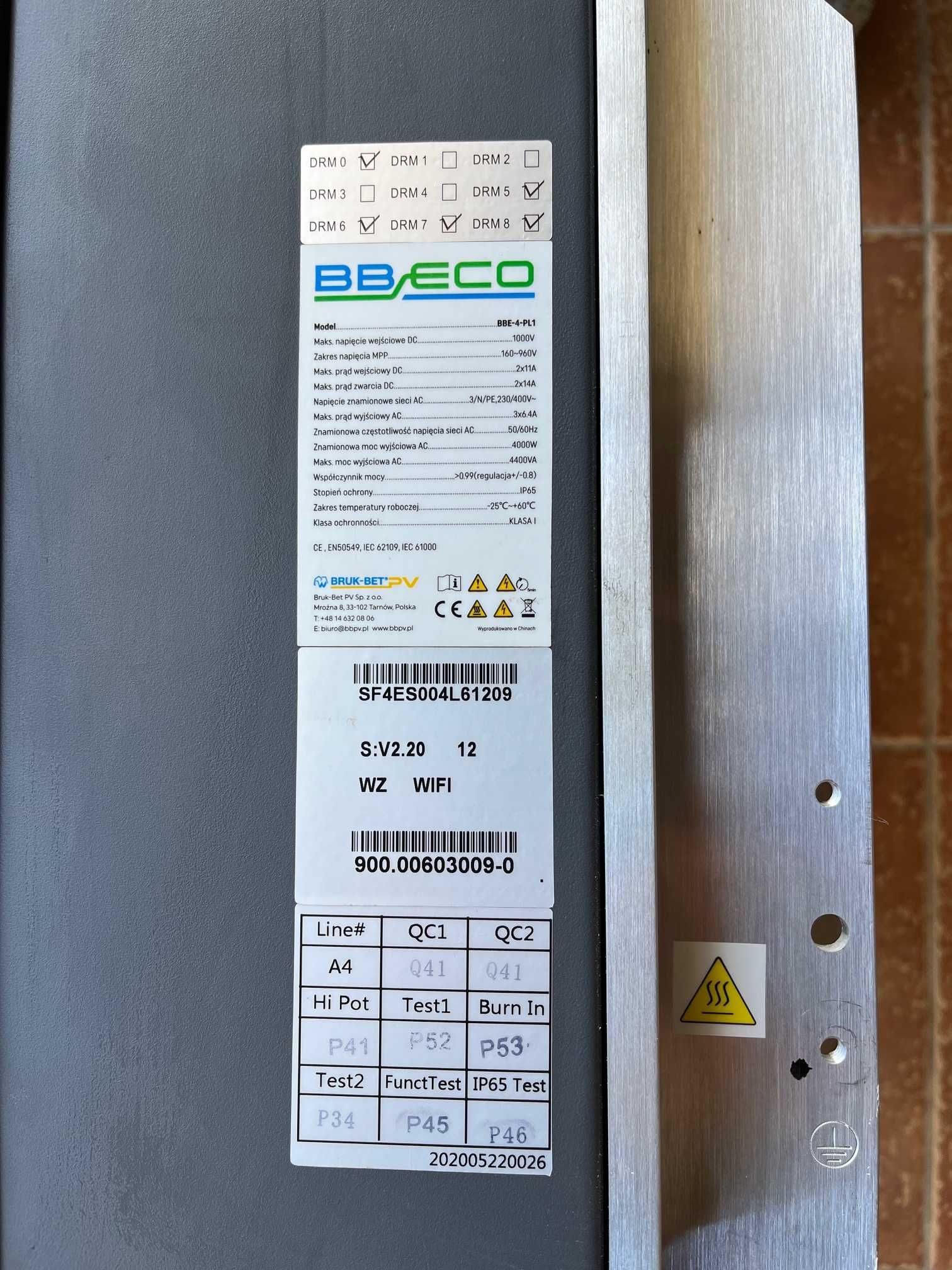 Falownik Inwerter fotowoltaiczny trójfazowy BB Eco BBE-4-PL okazja