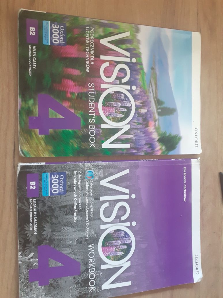 Podręcznik i ćwiczenia VISION 4 klasa język angielski
