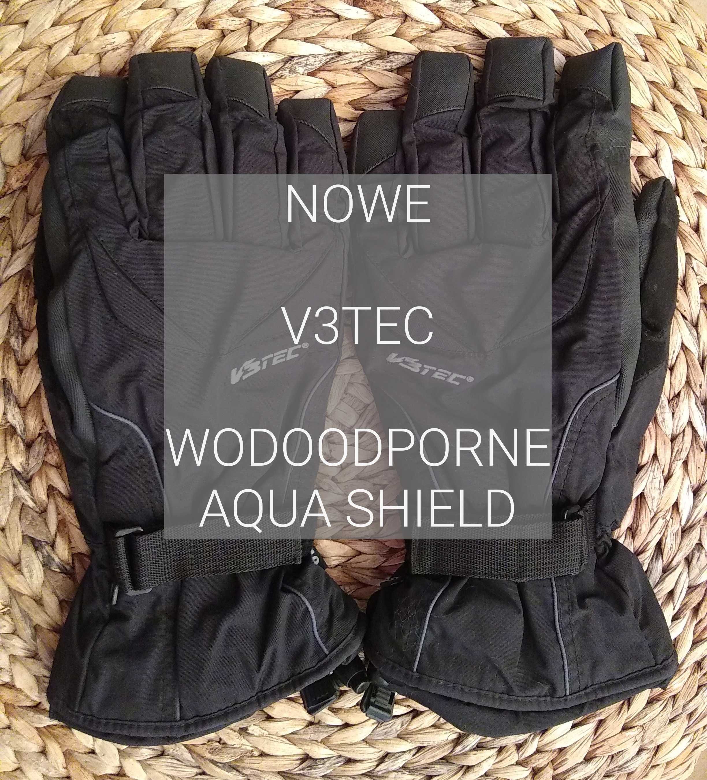 Aqua Shield Wodoodporne rękawiczki męskie, narty snowboard, Rozmiar 10