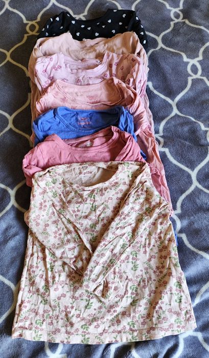 Bluzki z dlugim rekawem r.104