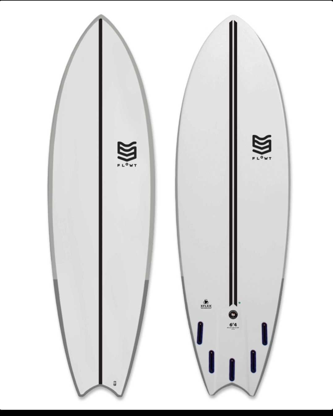 Prancha Surf 6'4 - Antes 698€ - FLOWT EPOXY FISH SHORTBOARD