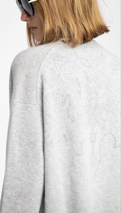 Кардиган светло серый Zadig & Voltaire