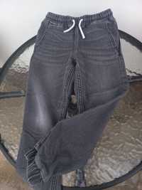 Spodnie jeansy chłopięce H&M, r. 128