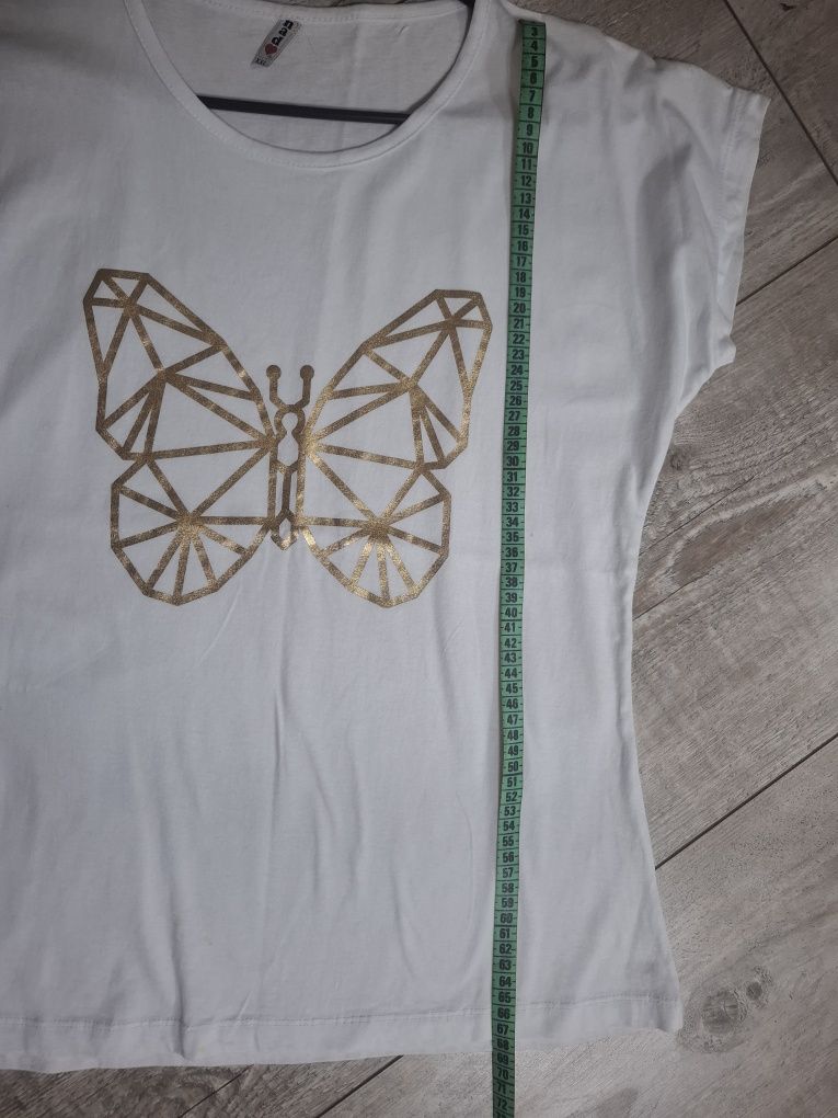 Fajny biały T-shirt